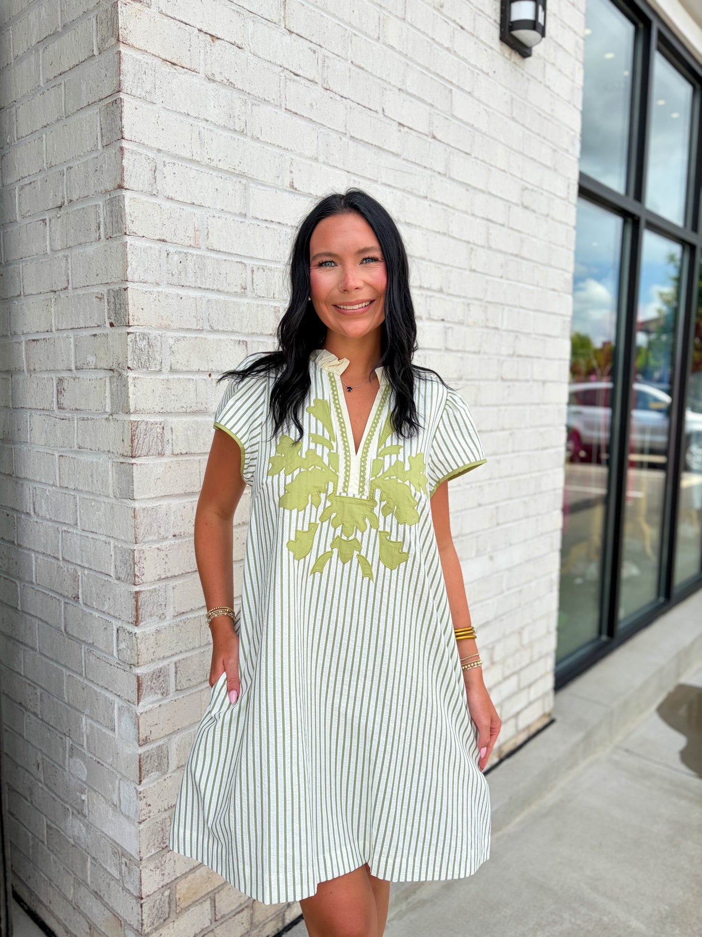 Paulina Striped Mini Dress