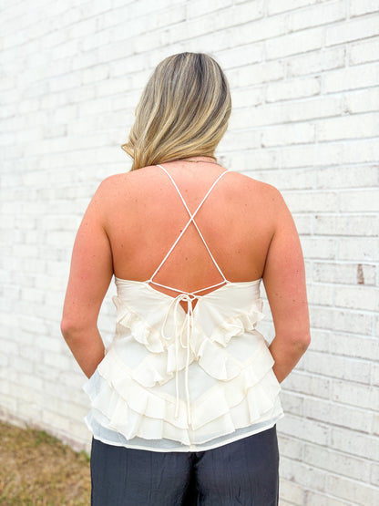 Cali Ruffled Tank Top