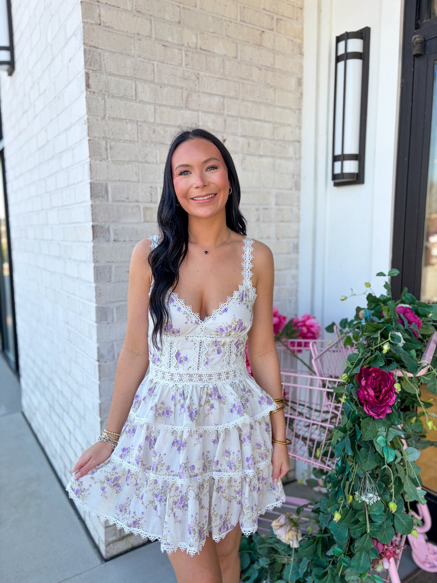 Amara Floral Mini Dress