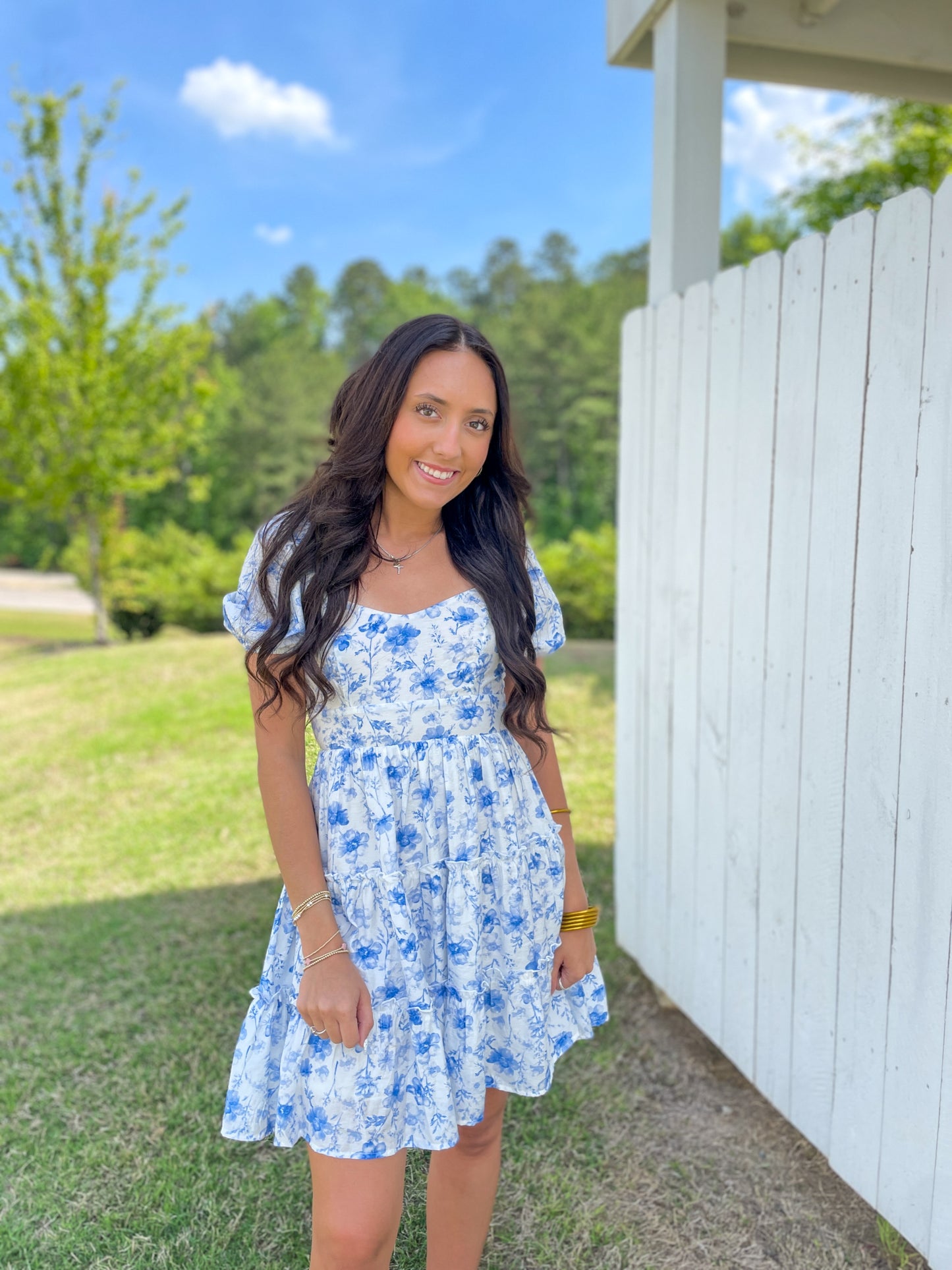 Gabbie Puff Sleeve Dress