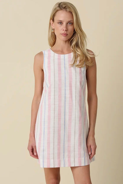 Alisa Open Back Mini Dress