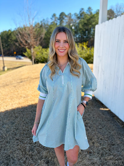 Lisa Striped Mini Dress