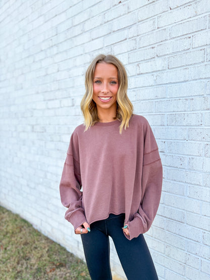 Open Back Long Sleeve Top