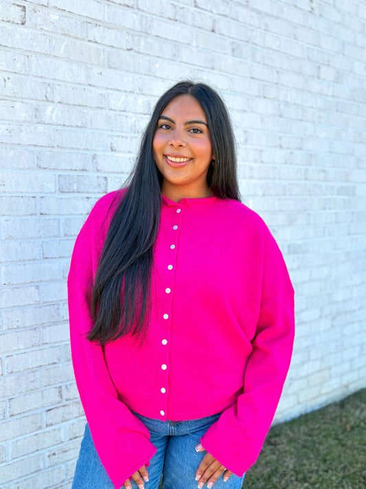 Barbie Button Up Cardigan