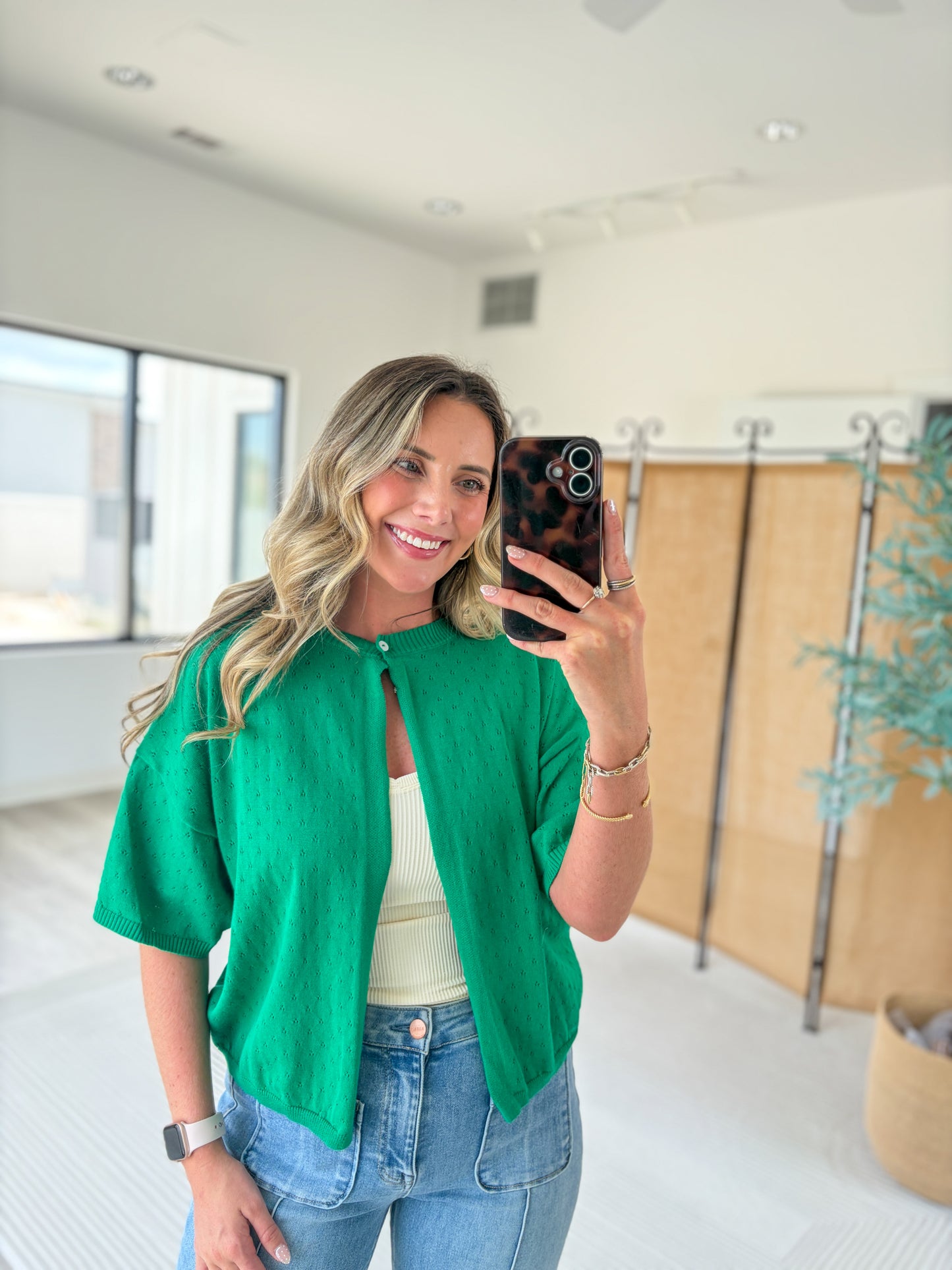 Single Button Cardigan
