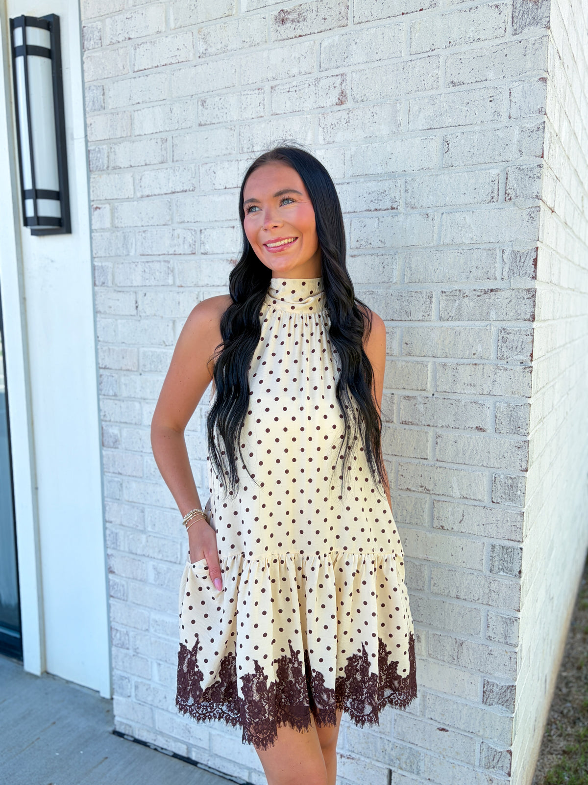 Kelsey Polka Dot Mini Dress