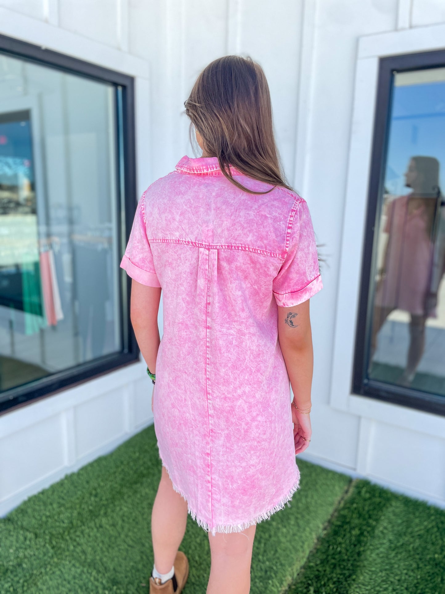 Lightweight Pocket Tee Dress