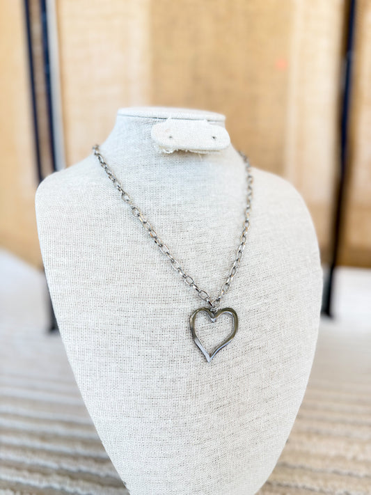 Silver Heart Necklace
