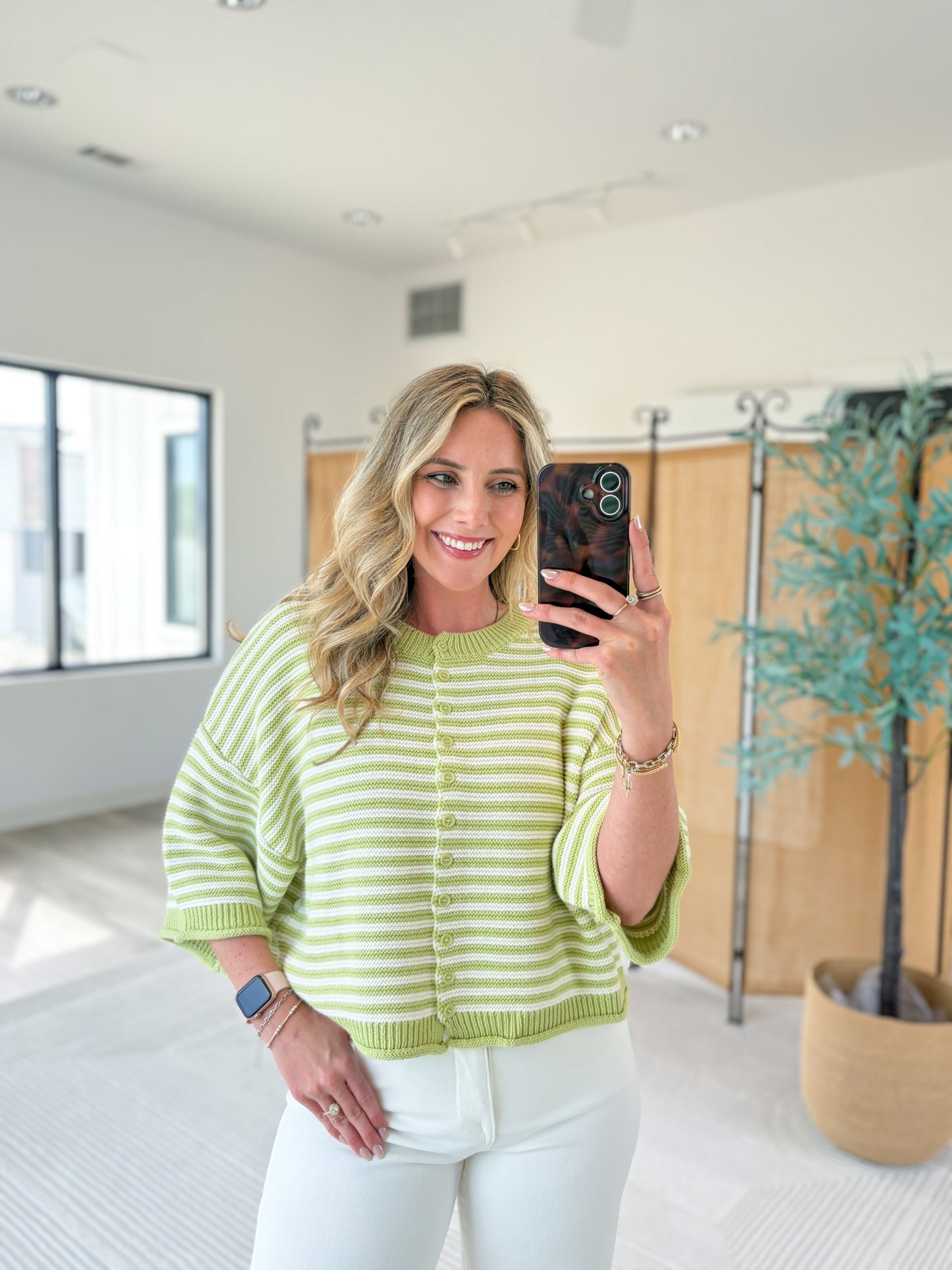 Elsie Stripped Button Down Shirt