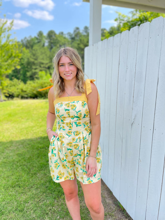 Charlie Printed Romper