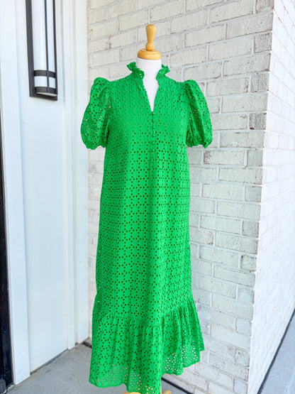 Lowen Eyelet Maxi Dress