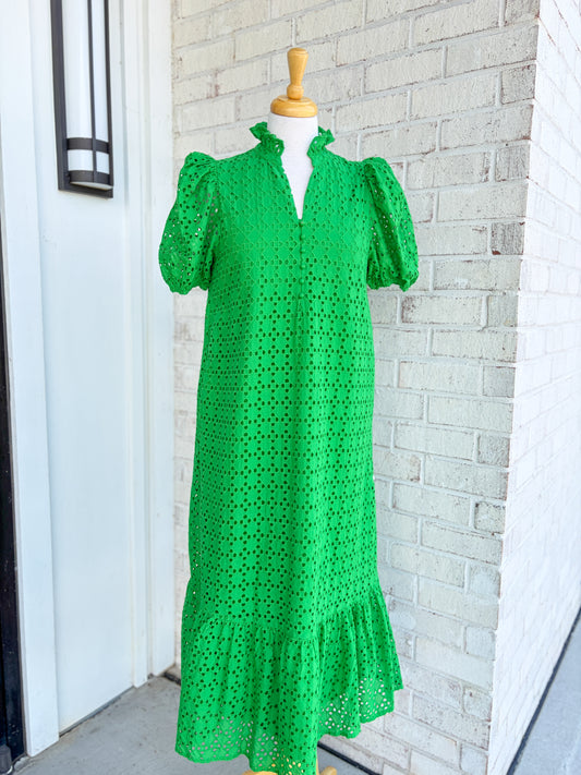Lowen Eyelet Maxi Dress