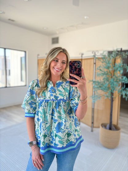 Eliza Patterned Blouse