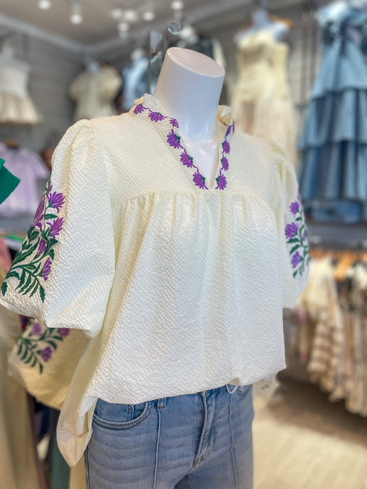 Sherley Flower Print Blouse