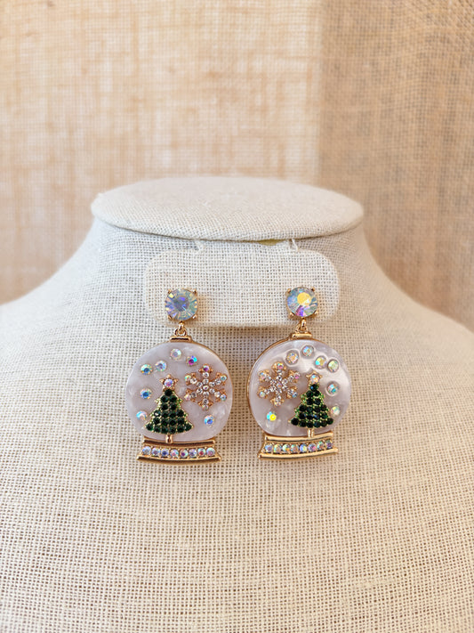 Snow Globe Earrings