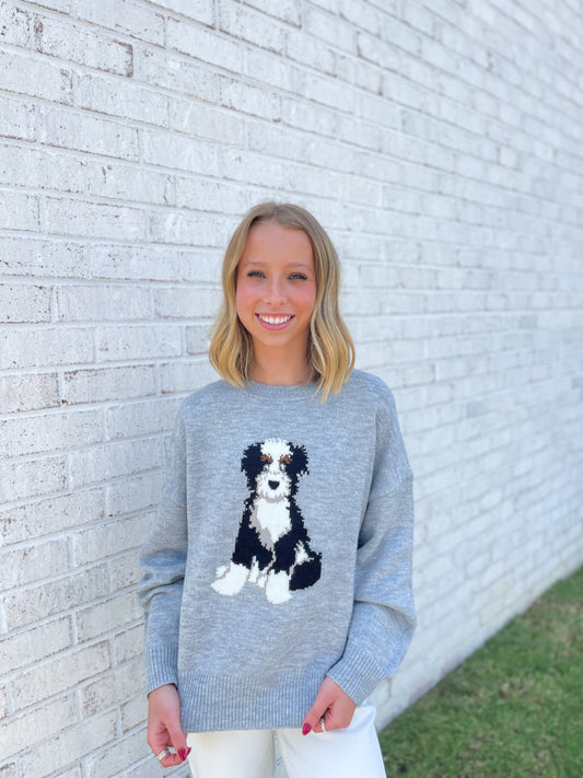 Dog Knit Sweater