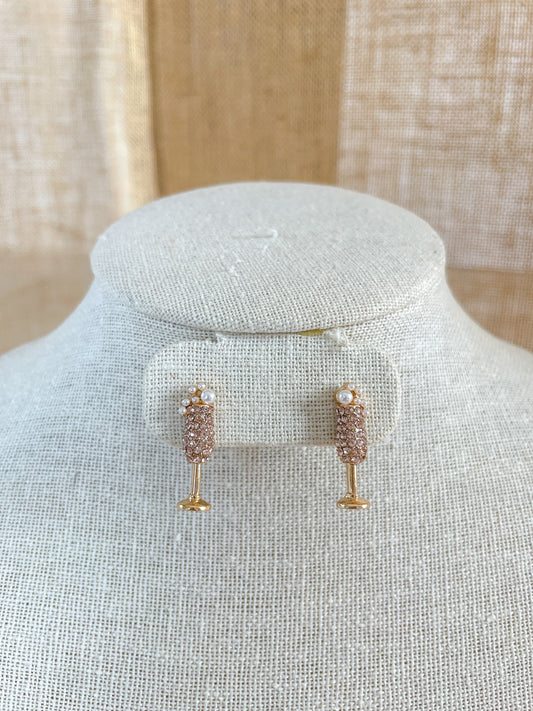 Champagne Bubble Earrings