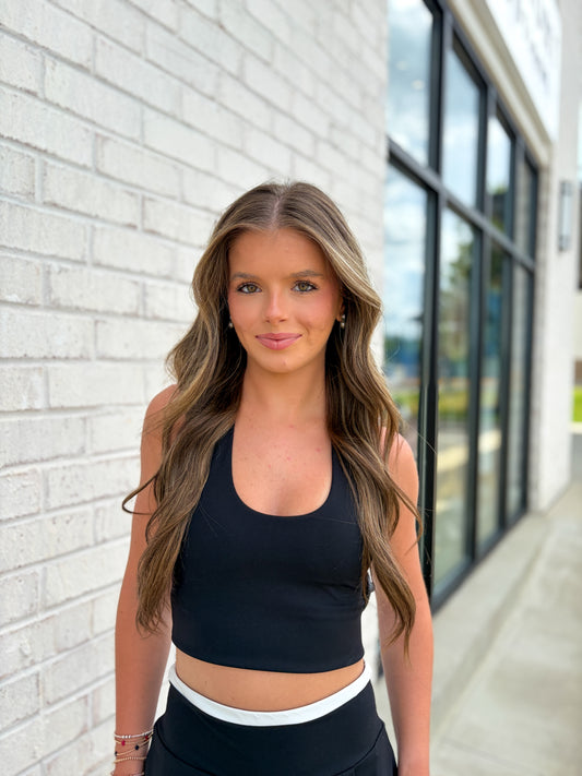 Halter Neck Padded Athletic Tank