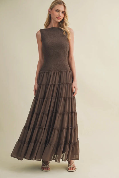 Collin Smocked Maxi Dress