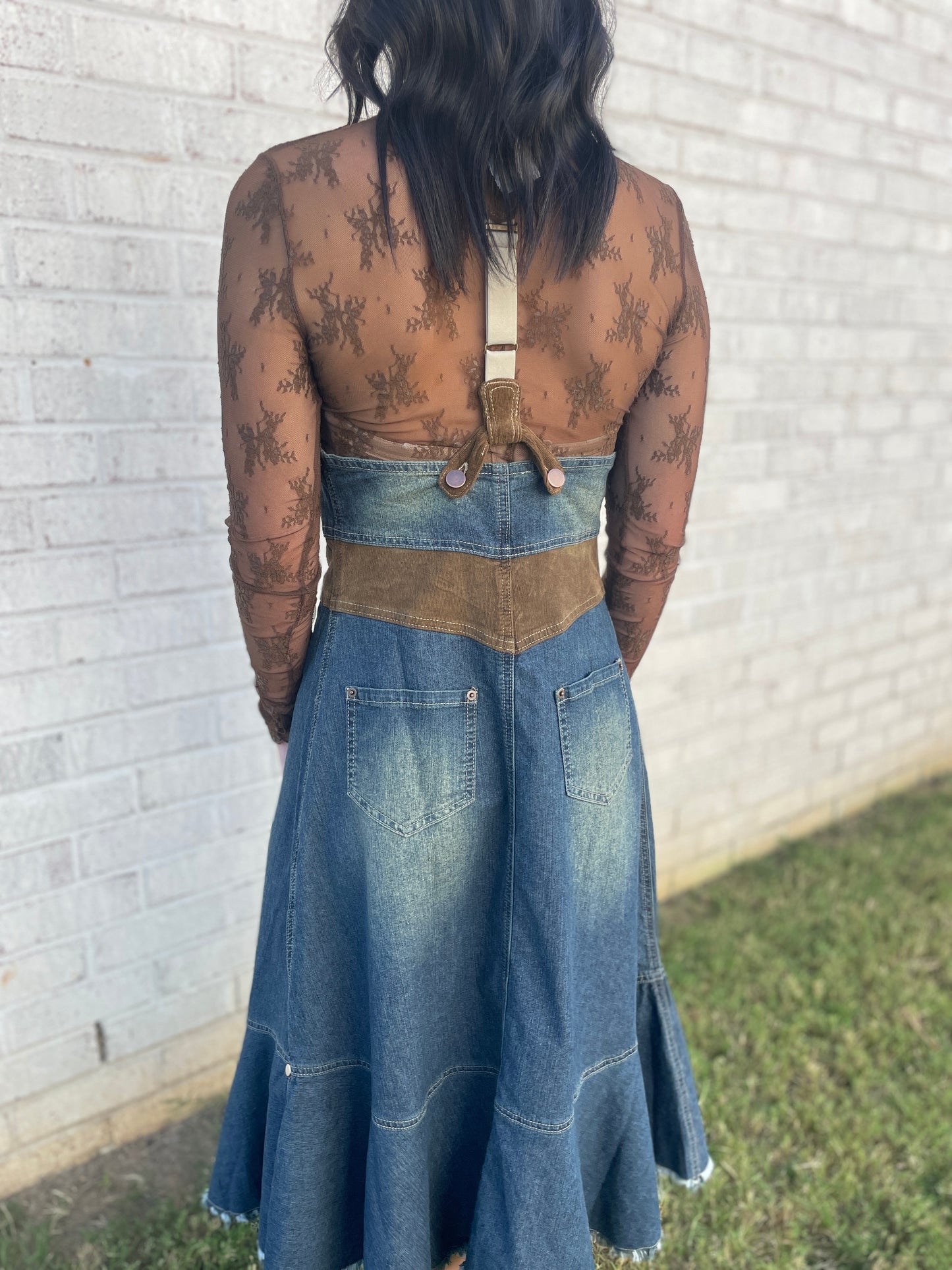 Denim Midi Dress