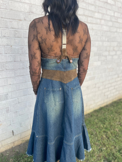 Denim Midi Dress