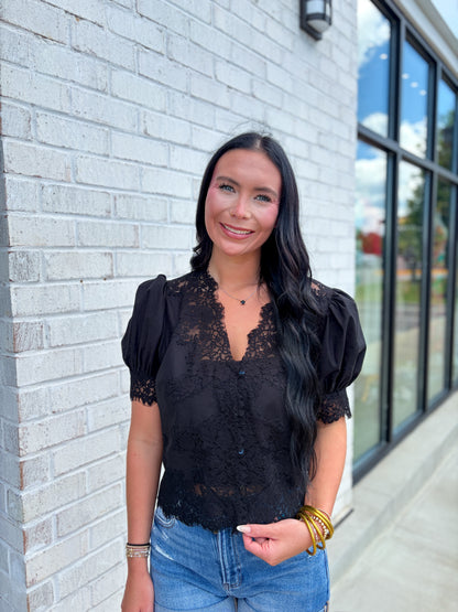 Serena Lace Top