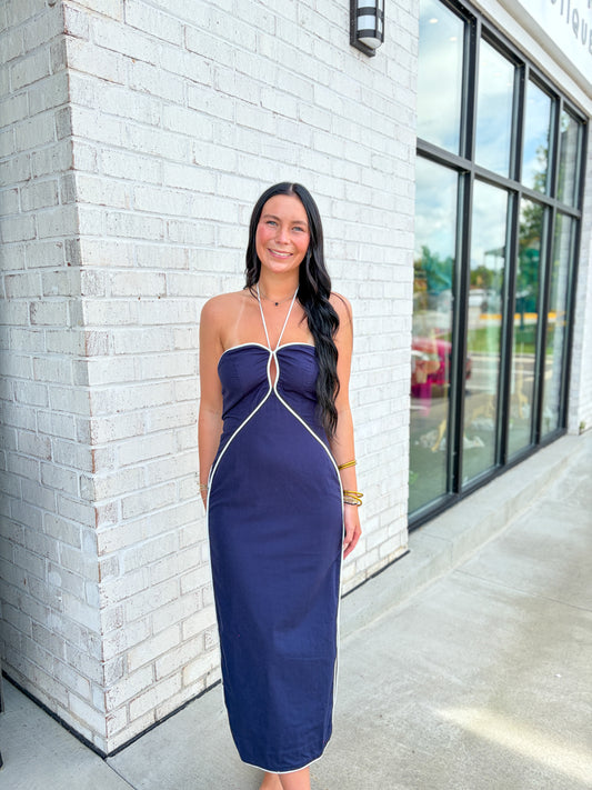 Romee Halter Fie Midi Dress