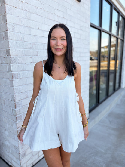 Georgie White Denim Romper