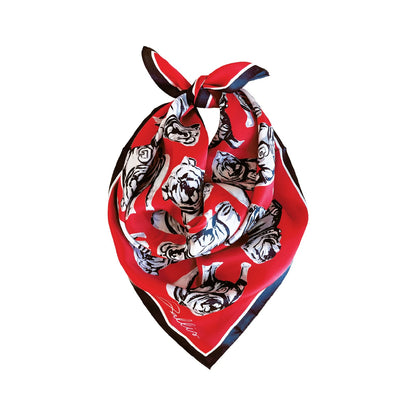 Georgia Bulldog Silk Scarf