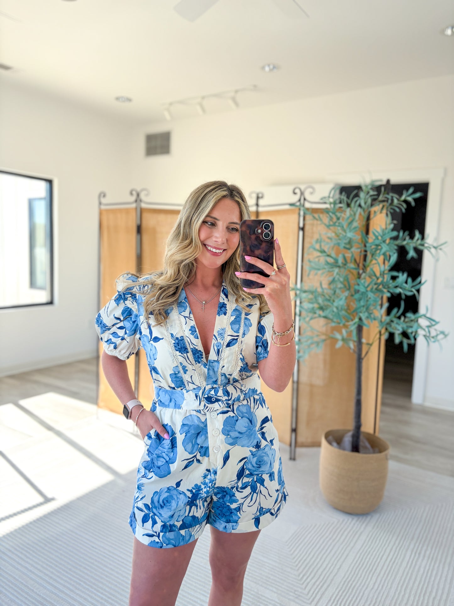 Teigan Patterned Romper