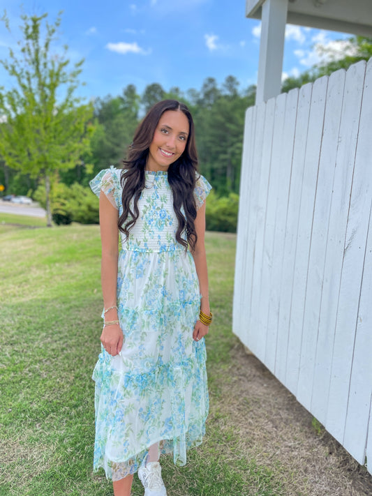 Ryser Tulle Midi Dress