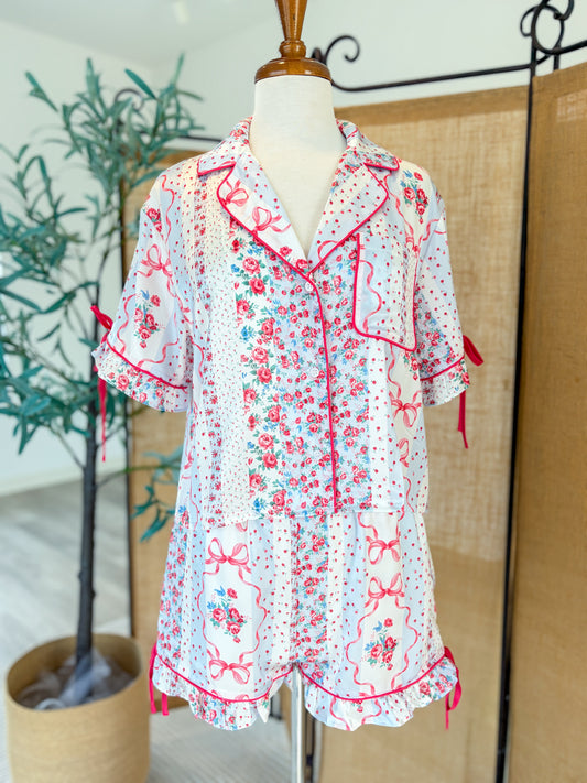 Banner Silk Pajama Set