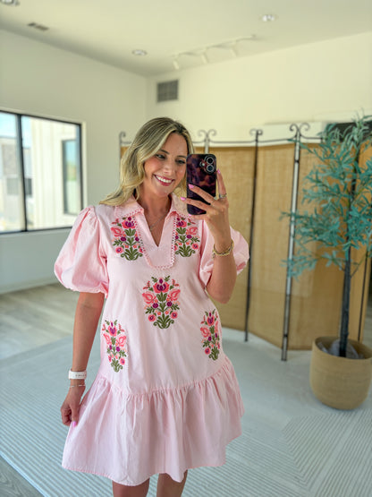 Rayne Embroidered Dress