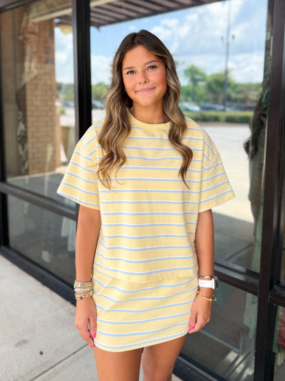 Striped Cropped Top