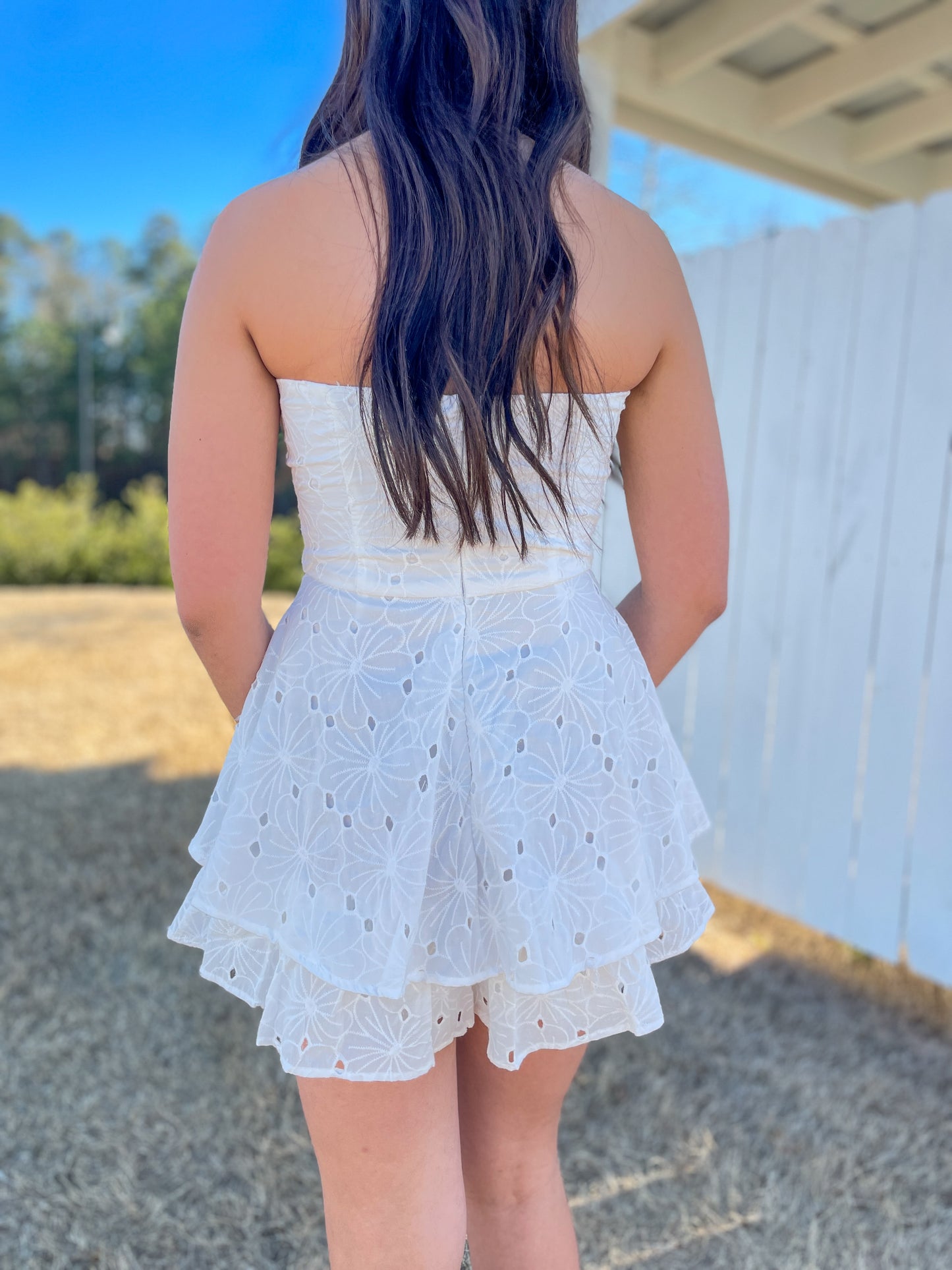 Holly Strapless Romper