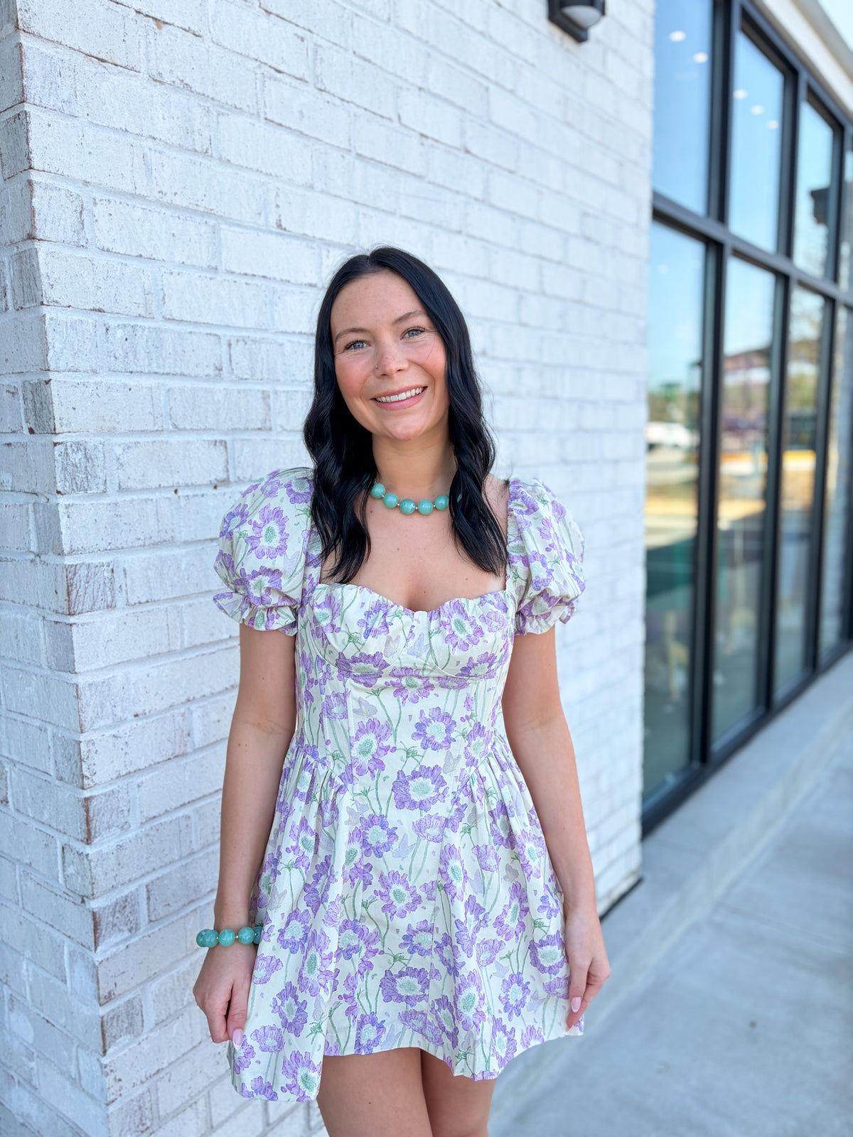 Evelyn Floral Mini Dress