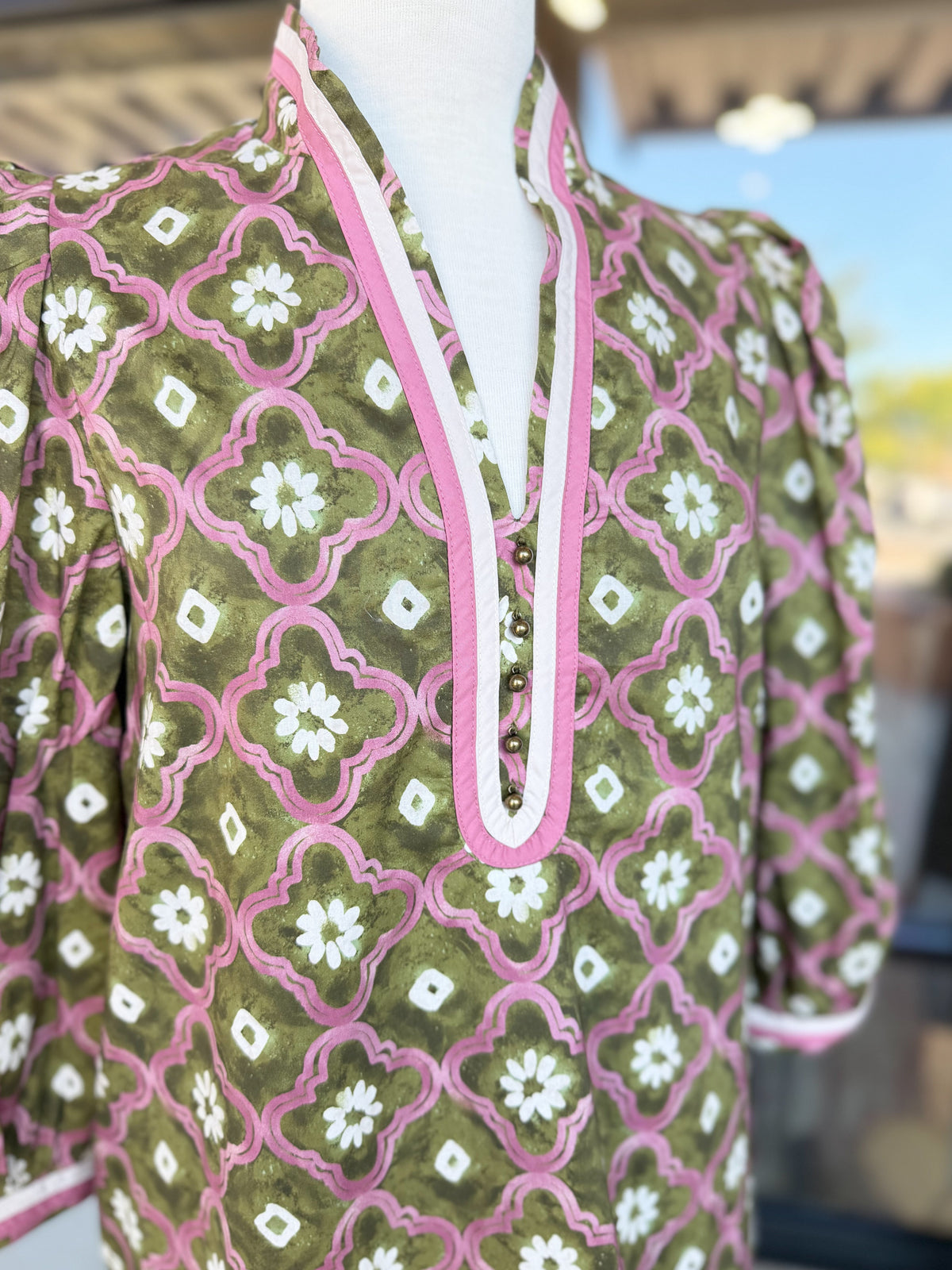 Leona Printed Mini Dress