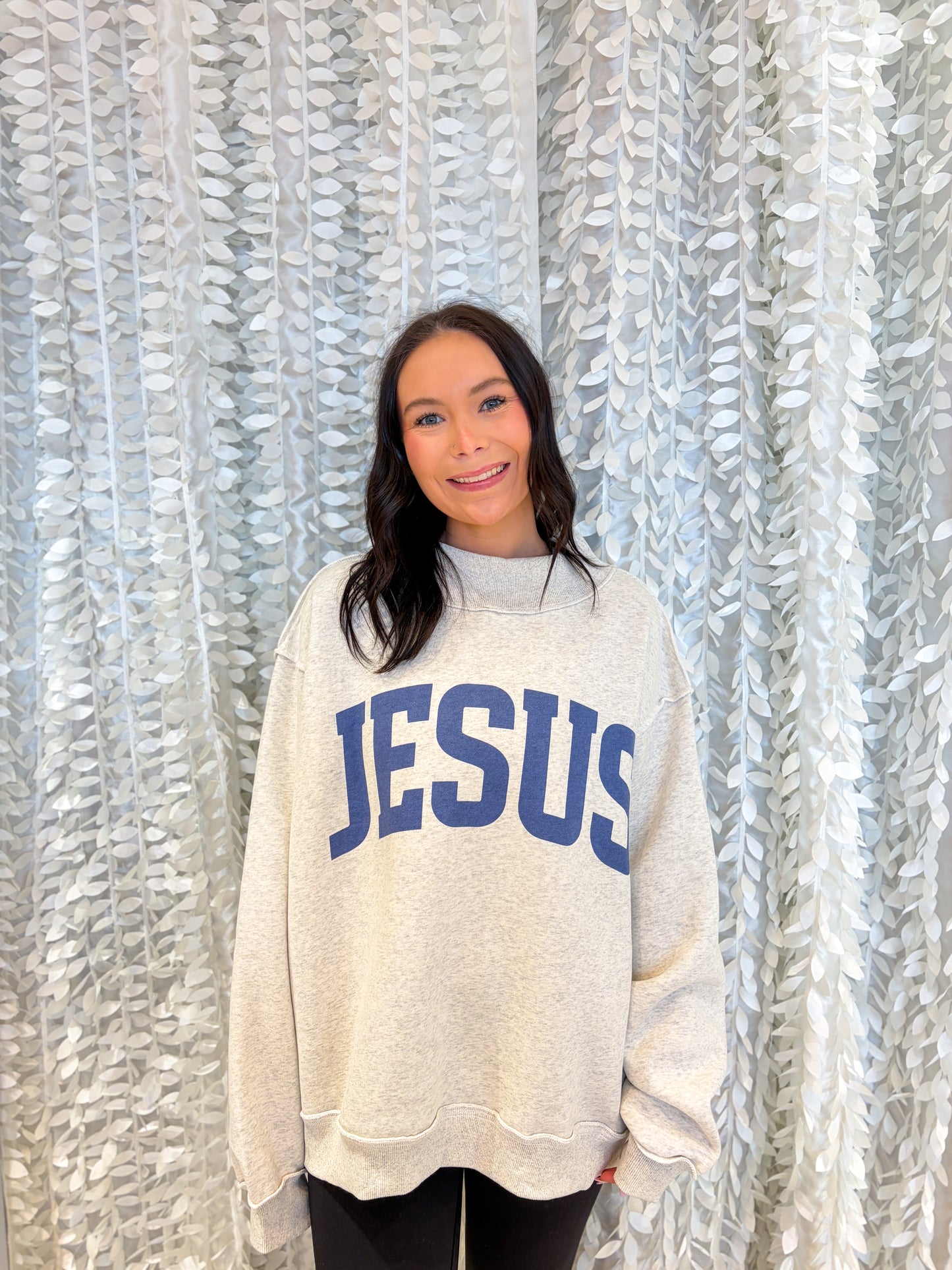 Jesus/God Is Good Mock Neck