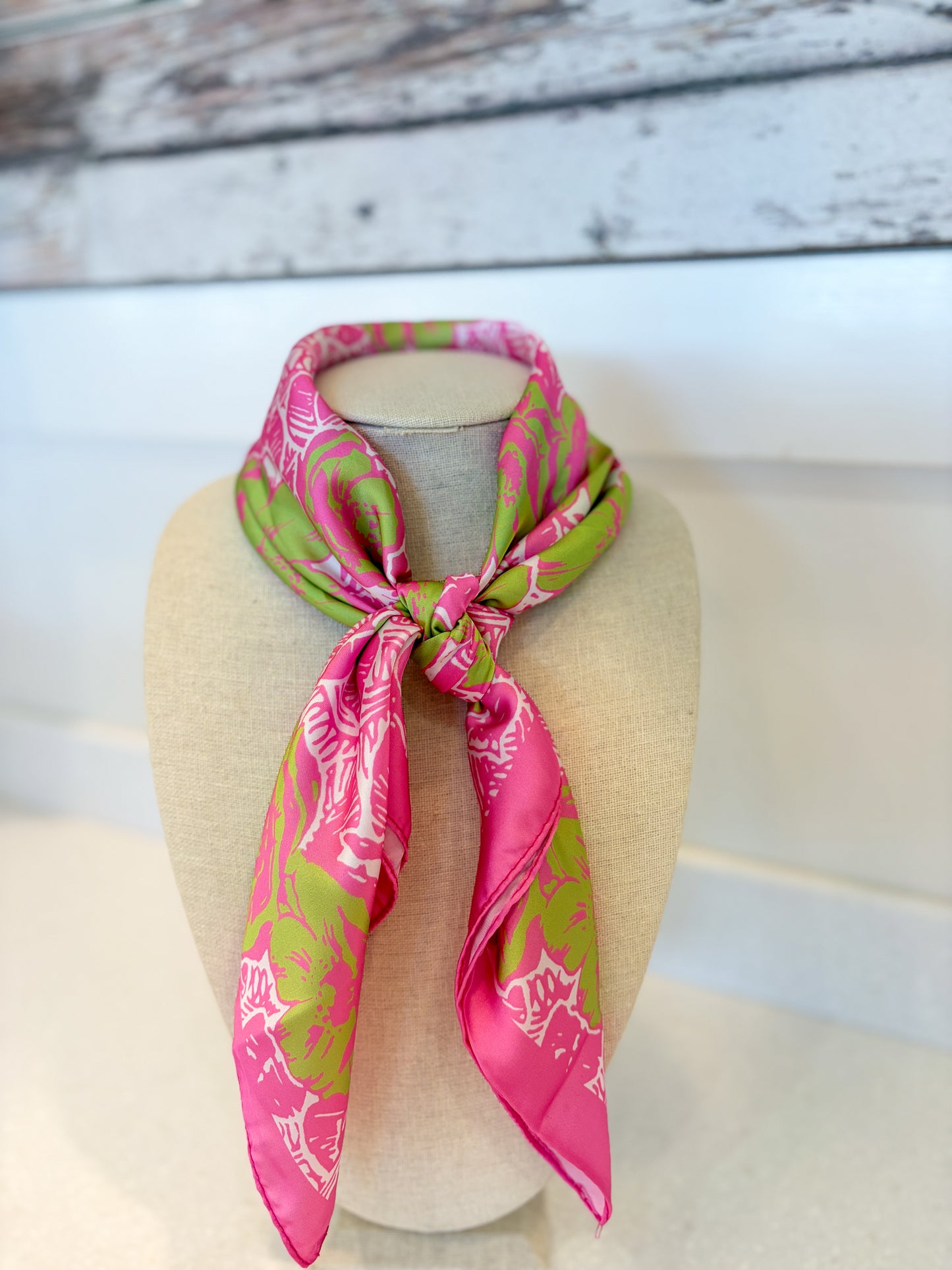 Silk Patterned Scarf