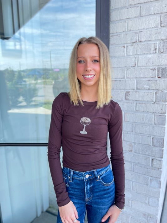 Espresso Martini Beaded Top