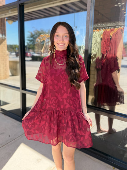 Blaine High Neck Mini Dress
