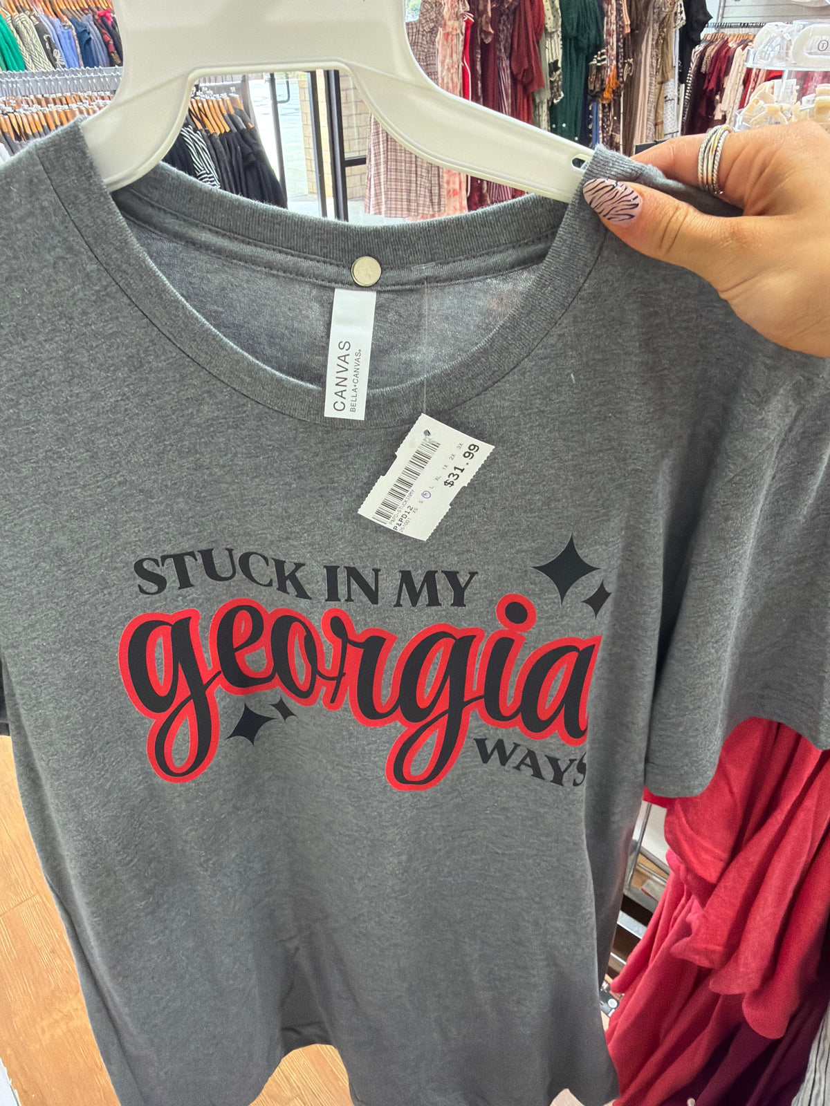 Stuck In My Georgia Ways Graphic Tee