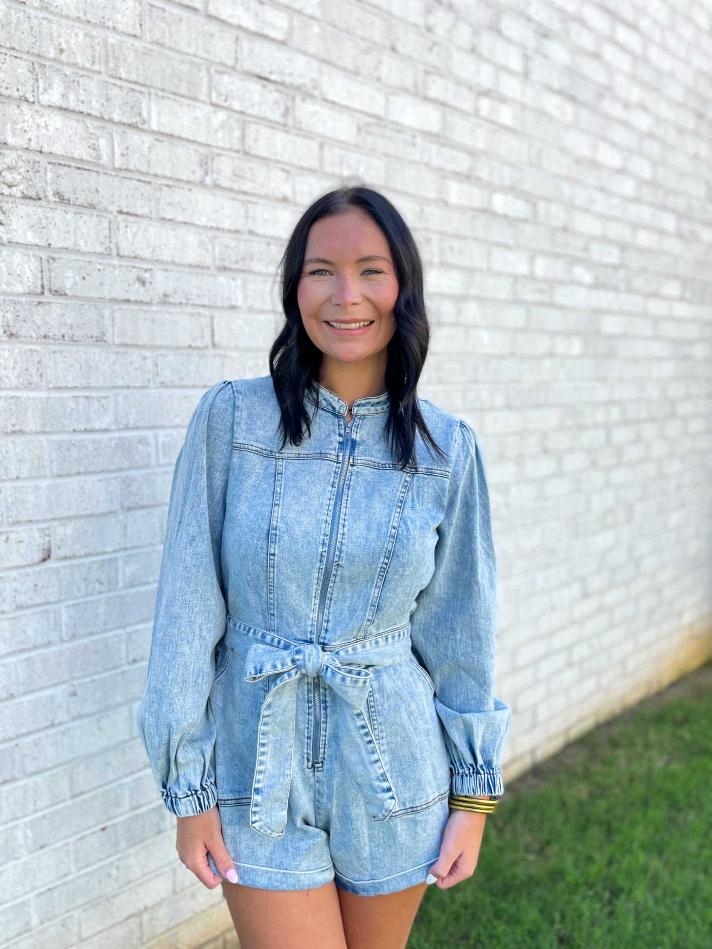 Rowley Denim Romper