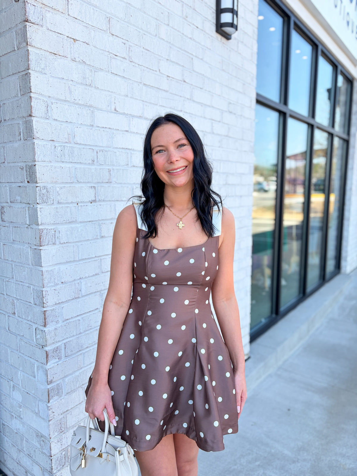 Lettie Polka Dot Mini Dress