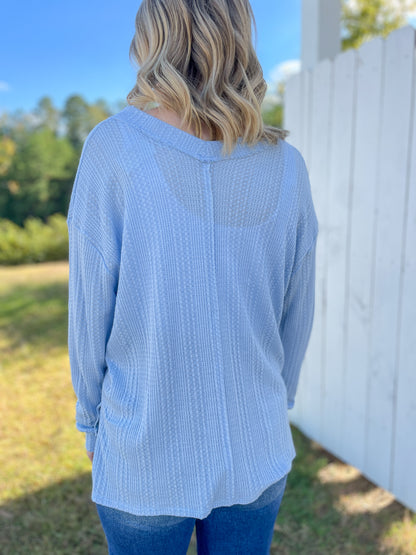 Evelyn Textured Top