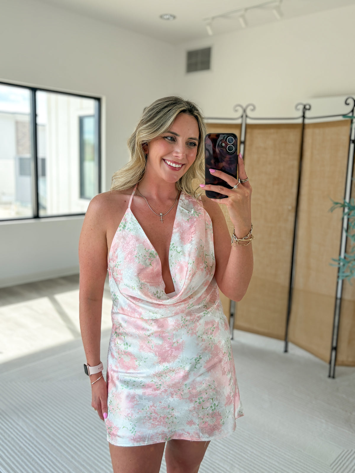 Marren Silk Mini Dress