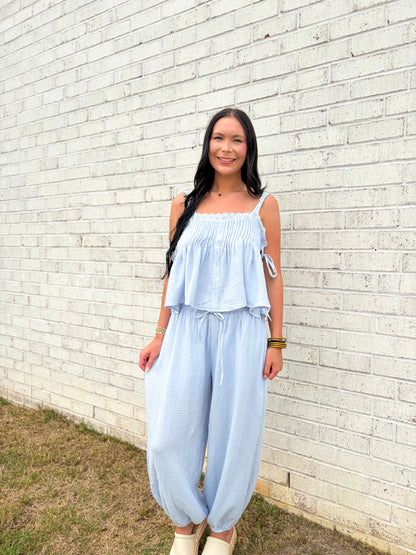 Eyelet Gauze 2 Piece Set