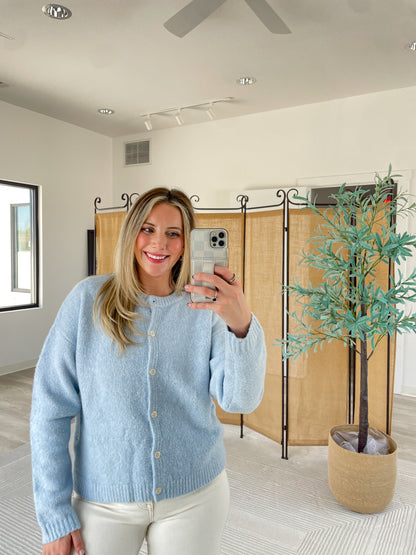 Button Up Knit Cardigan