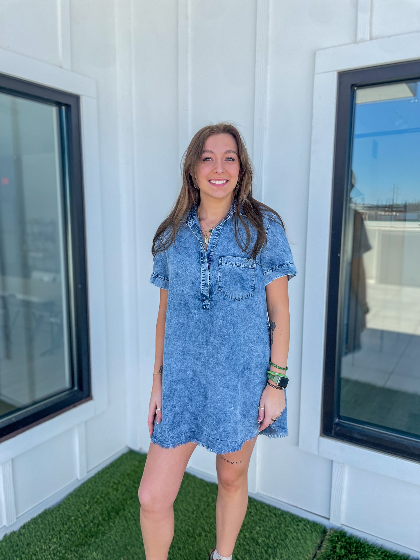 Lightweight Pocket Tee Dress