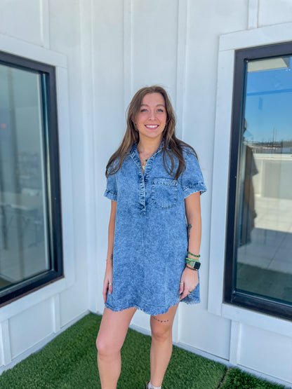 Lightweight Pocket Tee Dress